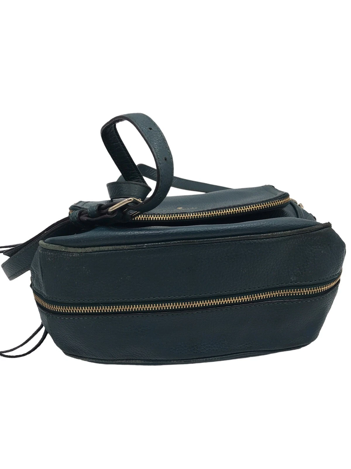 Borsa a tracolla Kate Spade New York Borsa a tracolla nera ciottoli in pelle con cerniera a patta