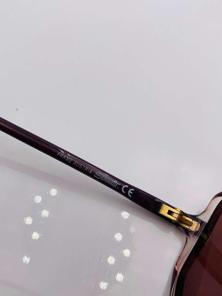 Vintage Silhouette M1793 Purple Translucent Oval Sunglasses Frames Only s-l1200.jpg main image 3