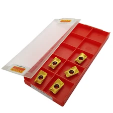 x5 Sandvik R390 170412 E-MM Carbide Inserts Grade 2030 Milling Tips IS9