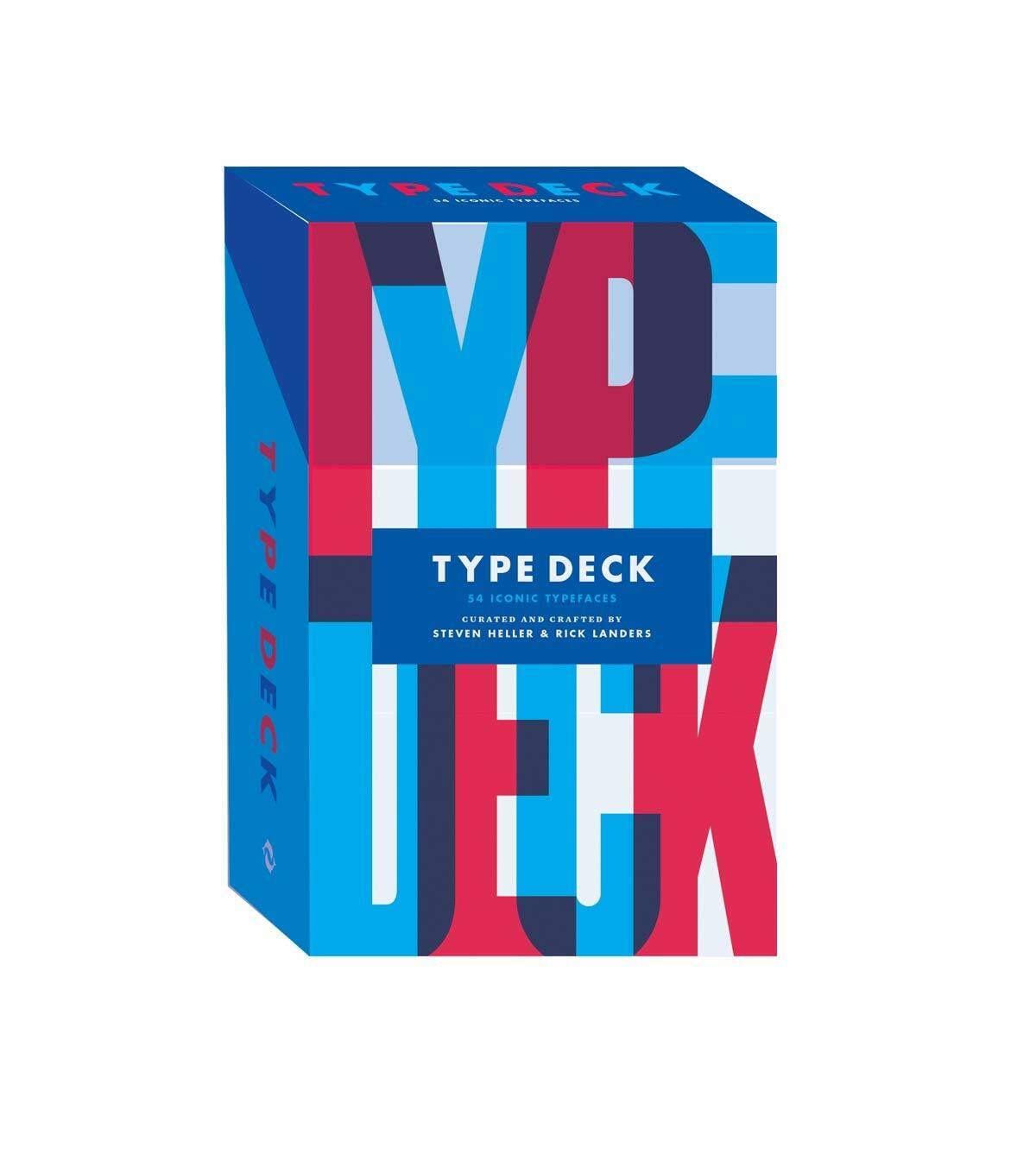 Type Deck: A Collection of Iconic Typefaces, Rick Landers,Steven Heller, Used Ex