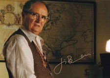 JIM BROADBENT signed Autogramm 20x30cm INDIANA JONES in Person autograph COA