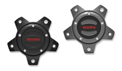 WARN INDUSTRIES for ACC CNTR CAP WHEEL BLK RED 106683