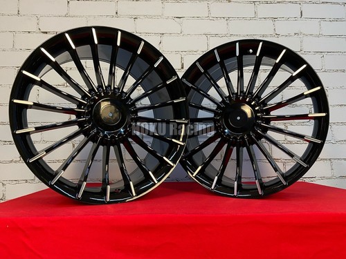 4X 19 Zoll Alpina Style 5X120 Schwarz Felgen passend für BMW E34 E38 E39 E60 ... - Bild 14 von 19
