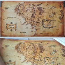China Customized MAP OF MIDDLE-EARTH PROP The Hobbit The Lord of The Rings