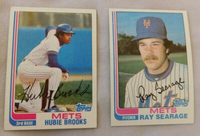1982 Topps New York Mets Baseball Card Pick one