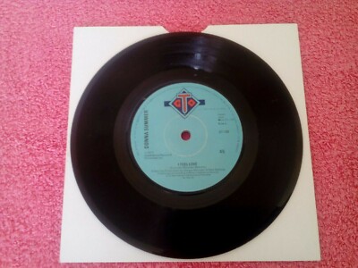 DONNA SUMMER.I FEEL LOVE/CAN WE JUST SIT DOWN.VINYL 45.GTO RECORDS.GT100.GC.1977