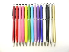  2 in1 Capacitive Touch Screen Stylus w/ Ball Point Pen For iPhone 6 6 Plus