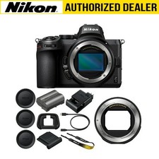 Nikon Z 5 FX-format Mirrorless Camera Body with FTZ II Mount Adapter