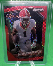 2025 Panini Prizm Black Zachariah Branch Red Power Prizm #177 /75 USC Trojans