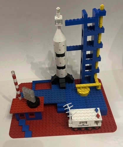Lego Town – 358 Rocket Base Vintage Legoland Set – 1973 Missing One Aerial