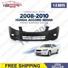 Front Bumper Cover Ho1000255 Primed Compatible With 2008-2010 Honda Accord Sedan