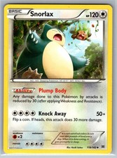 Snorlax 118/162 Uncommon BREAKthrough Pokemon Lightly Played