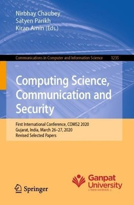 Computing Science, Communication and Security - 9789811566479