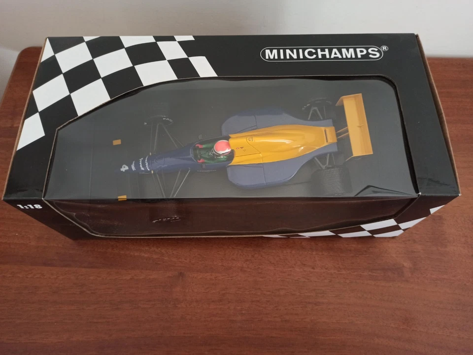 F1 Tyrrell Ford 018 GP Belgio 1989 Johnny Herbert - Minichamps 1:18 110891104 - Immagine 2 di 4