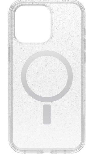 OtterBox SYMMETRY Series Case for iPhone 15 Pro MAX - Stardust - Clear Glitter - Picture 6 of 9