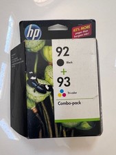 HP 92 93 Ink Cartridge Combo-Pack Black Color OEM New Sealed EXP NOV2011