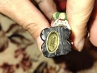 Vintage Resin Casket Santa Claus Christmas Ornament — photo 5
