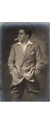 Wiesbaden Germany ~1910 Photo Postcard Gentleman Smoking Three-Piece Suit