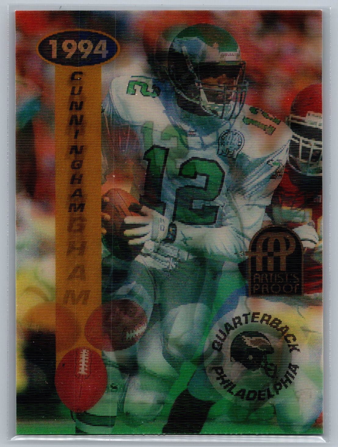 1994 Sportflics 2000 - Randall Cunningham #11 Artist's Proof SSP