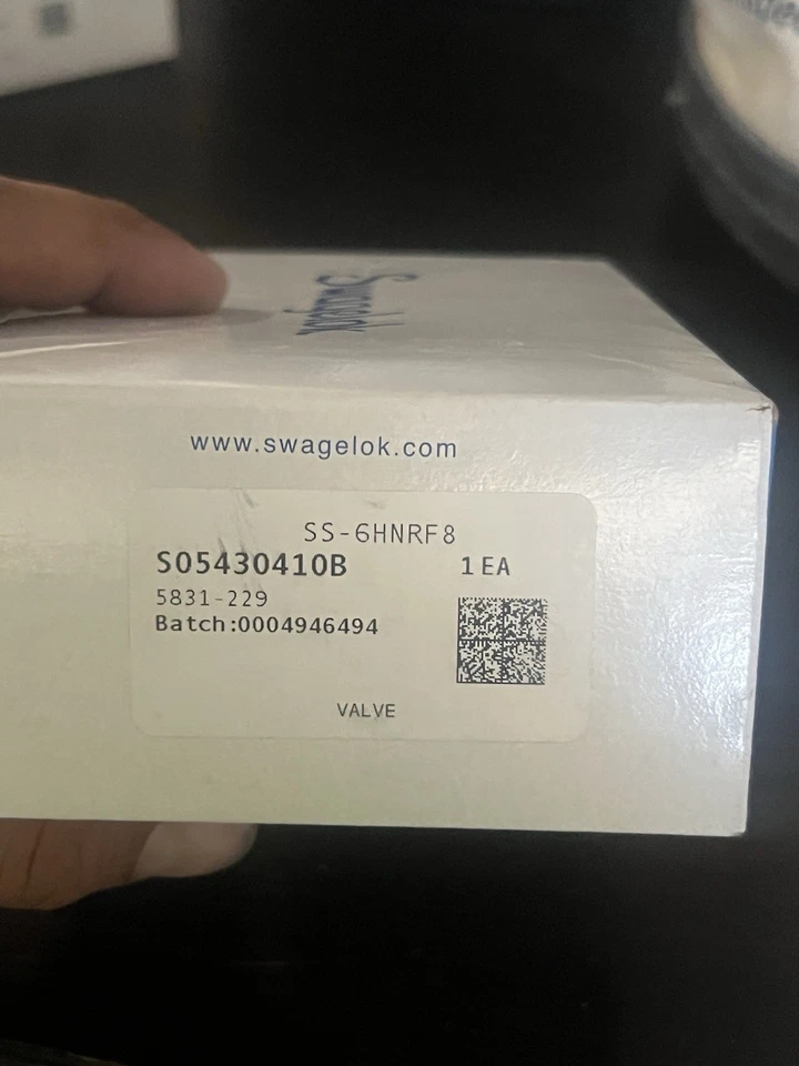 SWAGELOK SS-6HNBF8 ½” Valve Stainless High Pressure 10,000 PSI Needle Bonnet NEW - Image 3 of 4