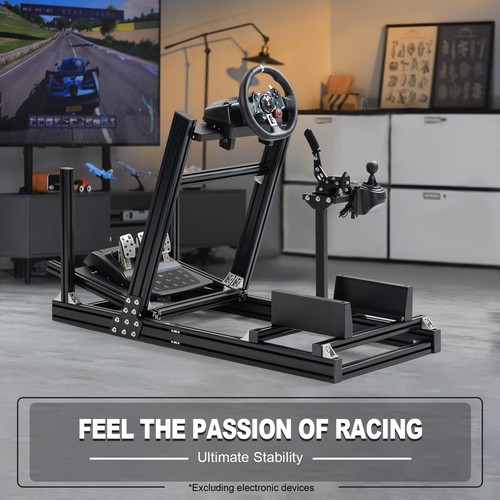 Marada F1 Aluminium Racing Simulator Cockpit Fit Logitech G29G923 Thrumaster T80 - Picture 25 of 85