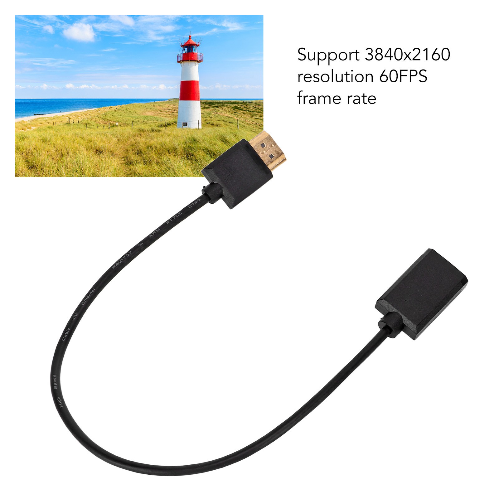 4K HD Multimedia Interface Cable Efficient Transmission For Home Use Trending