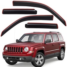 Lightronic Extra Durable Clip-on in-Channel Auto Vent Window Visors, Fits 2007-2