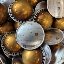 Nespresso Vertuo, Double Espresso Dolce, 50-Count Espresso Pods BULK/LOOSE
