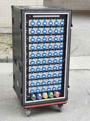 60x16A CEE 3pin Output 5Pin 400A Input Distributor Box for Stage Event Show