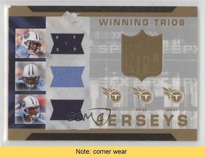 2007 SPx Winning Trios Jerseys Chris Brown Vince Young David Givens READ 0af