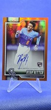 2026 Topps Series 1 Topps 75 Orange # 14/25 Ryan Ritter Auto RC Rockies 
