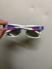 Heatwave Lazer Face Square Sunglasses White F...