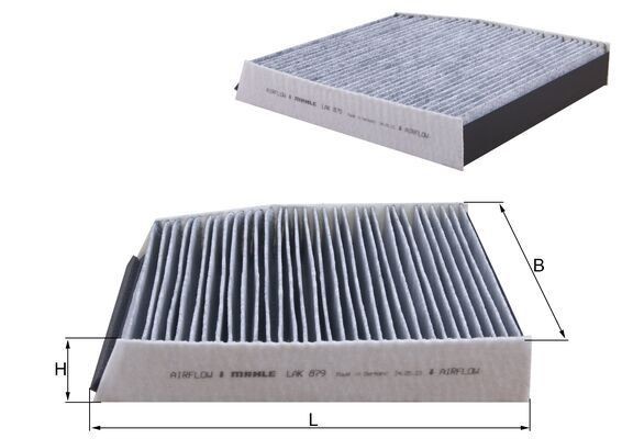Knecht LAK 879 Filter, Innenraumluft FüR Audi BMW Chevrolet CitroËN Dacia-image