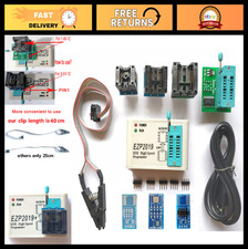 High-Speed USB SPI Programmer IC, EEPROM Flash BIOS Socket, 24/25/93 Support