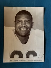 Fotografía de colección 1967 Buck Buchanan 5x7 tipo 1 fotografía risa fotografía