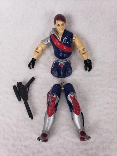 Vintage GI Joe ARAH 1985 Cobra TOMAX v1 Figure Parts Pelvis Break Gun Accessory