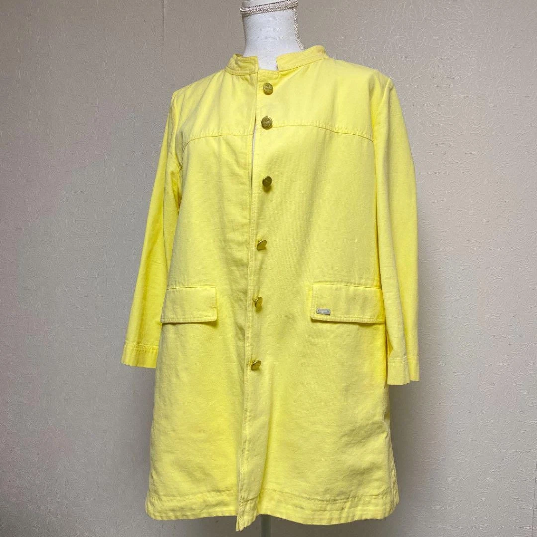 Giacca Cappotto CHANEL Giallo Limone 44