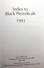INDEX TO BLACK PERIODICALS 1993