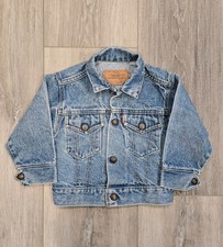 Vintage 80s/90s Little Levi s Orange Tab Denim Jacket Size 3 Made in USA