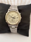 Seiko Mens Vintage Quartz Date Chrono-Alarm 7T32-6A50 NOT WORKING