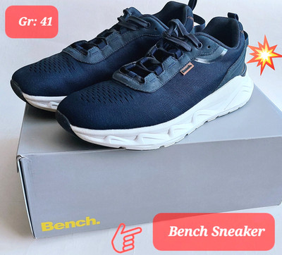 Bench Sneaker Gr: 41 Damen  Schuhe Turnschuhe marine blau top Zustand     