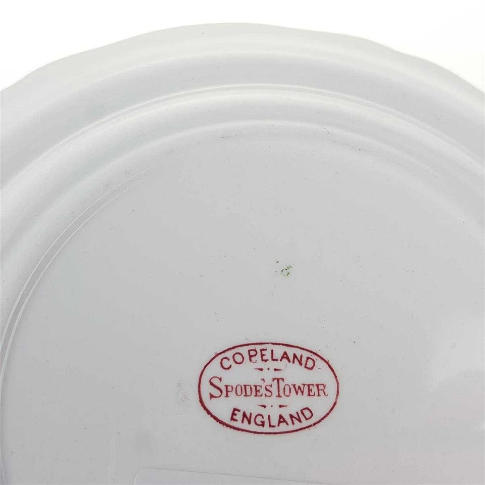 Kuchenteller Dessertteller Frühstücksteller Spode Copeland Pink Tower Rot - Bild 3 von 3