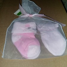 Baby Girls Mittens And Socks Set New Born Baby In  Gift Bag New