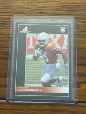 Bijan Robinson 2023 Pinnacle Rookie Rc Card #11 Falcons