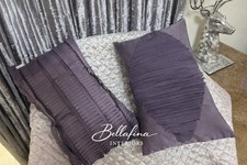 Kylie Minogue Pair Of Amethyst Cushions, 30 x 50  cm 