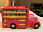 Vintage Coca-Cola Delivery Truck Cookie Jar Gibson Ceramic Red Coke Truck