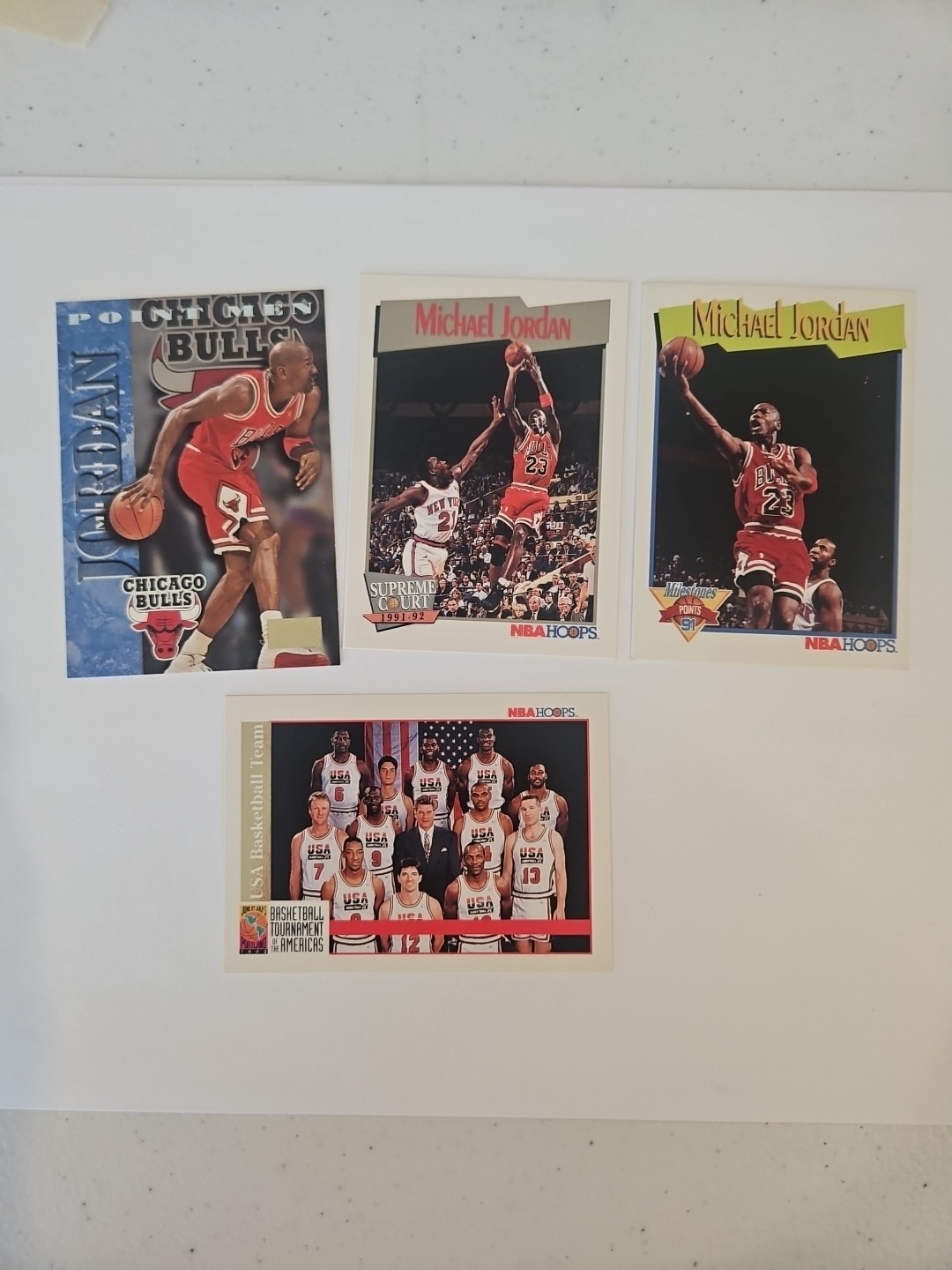 Michael Jordan  4 cards....896
