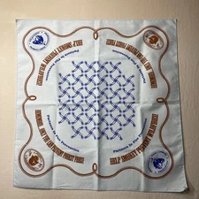 Professional Rodeo Cowboy Assoc & Smokey Bear Partners In Fire Prevention Scarf