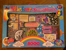 Lisa Frank 5000 Sticker Sensations Gift Set Stickers Tattoo New Open Box