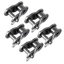 5 Pcs 420 Chain Roller, Manganese Steel 420 Chain Offset Link Half Link Chains